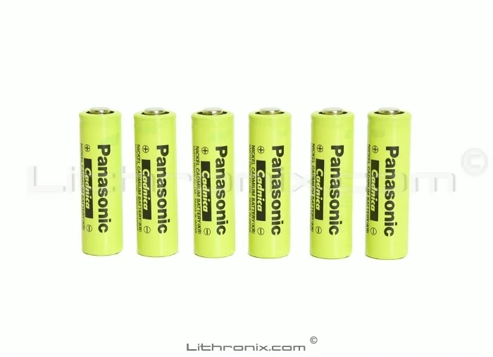 Panasonic NiCad Batteries 1.2V AA 700mAh For X-Rite 400 Series